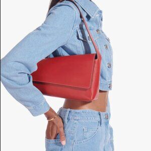 Acute Shoulder Bag STAUD - NEW - RED